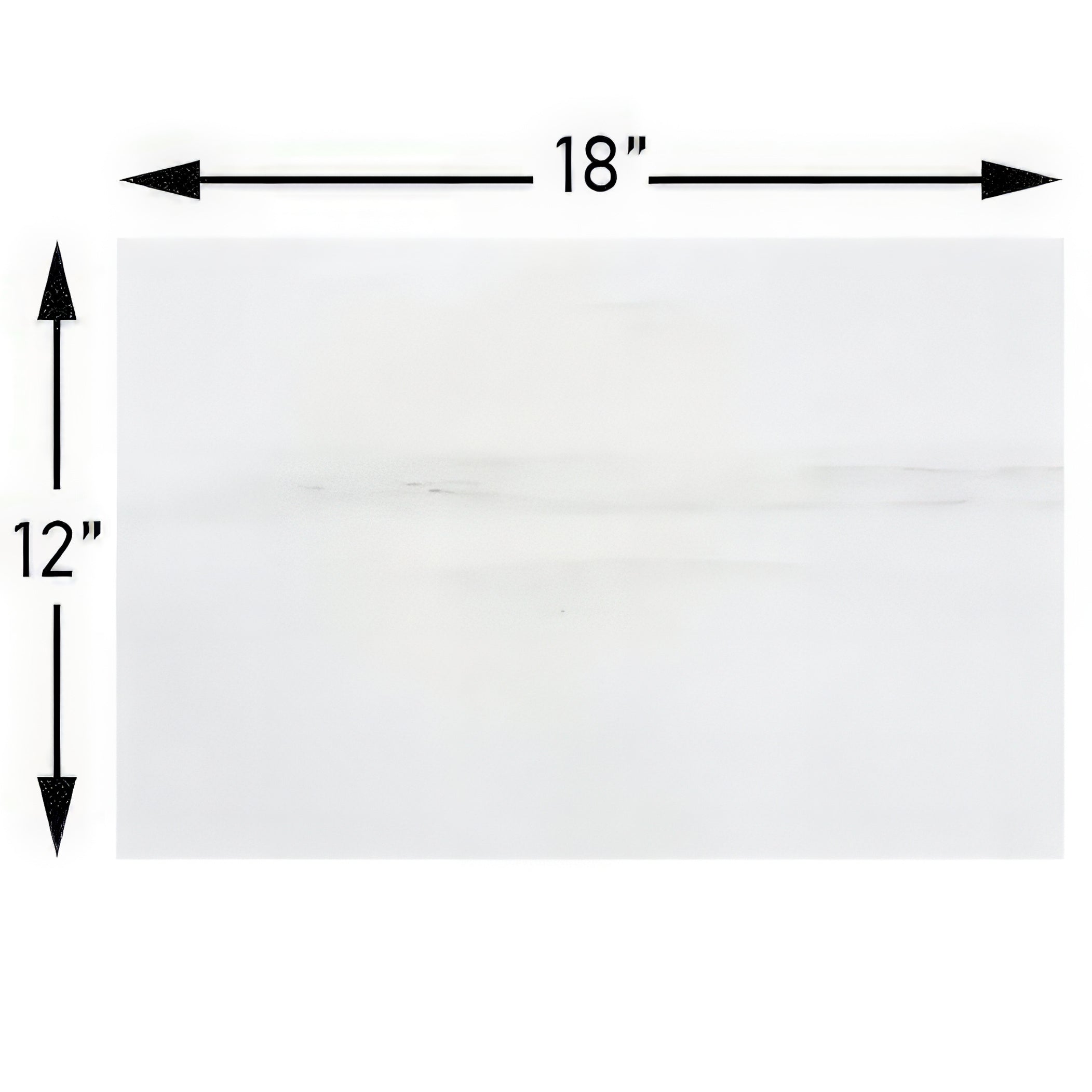 Bianco Dolomite 12x18 Polished White Marble Tile For Walls & Floors
