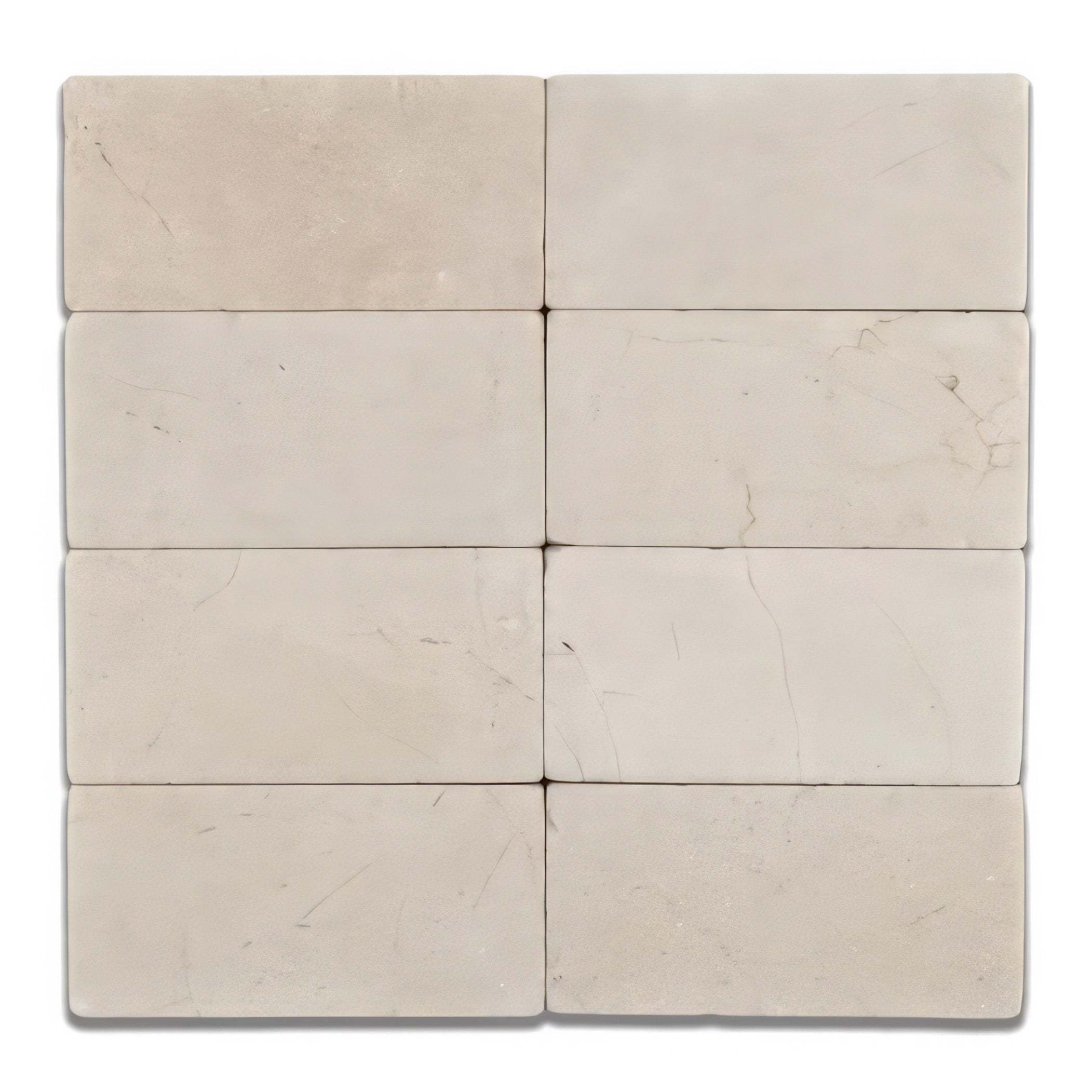 Crema Marfil 3x6 Tumbled Beige Marble Tile For Walls & Floors