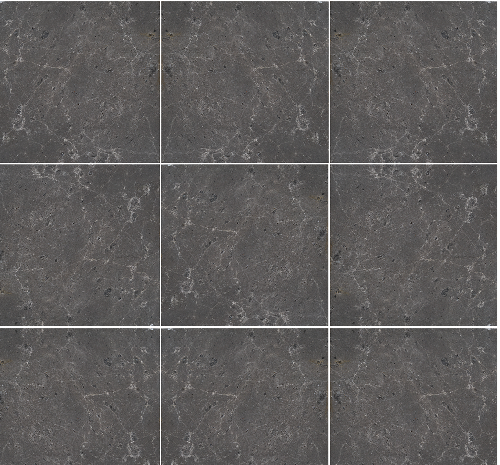 Royal Gray 4x4 Honed Marble Tile For Walls & Floors