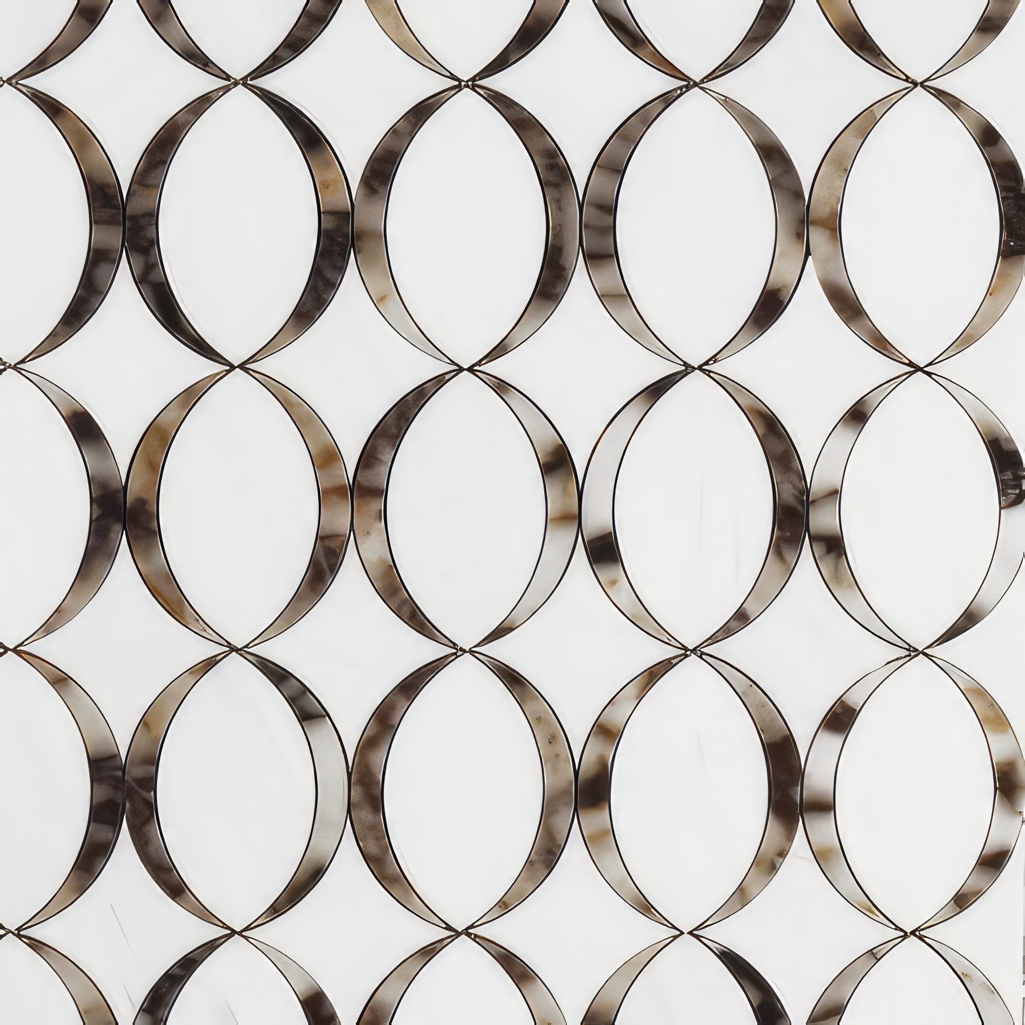 Sigma Dolomite Violetta Polished White Marble Mosaic Tile For Walls & Floors
