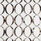 Sigma Dolomite Violetta Polished White Marble Mosaic Tile For Walls & Floors