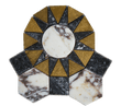 Byzantium Ephesus Gold Foil Marble Mosaic Tile For Walls & Floors-Sample