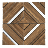 Parque 3 Brown Matte Porcelain Mosaic Tile For Walls & Floors-Sample