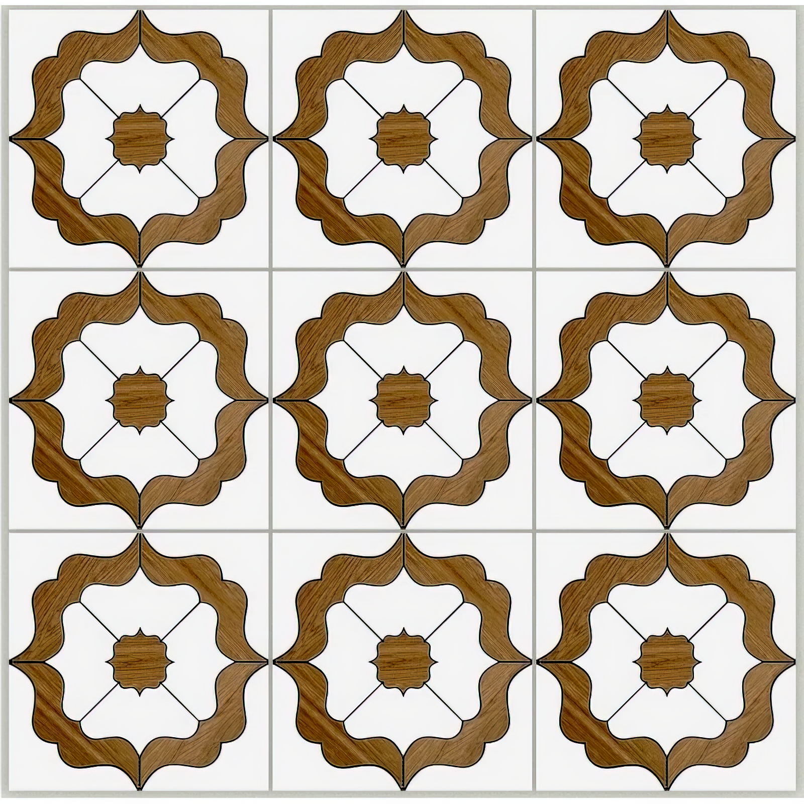 Falore Matte Brown Porcelain Mosaic Tile For Walls & Floors-Sample