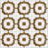 Falore Matte Brown Porcelain Mosaic Tile For Walls & Floors-Sample