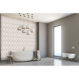Piarro White Matte Porcelain Mosaic Tile For Walls & Floors