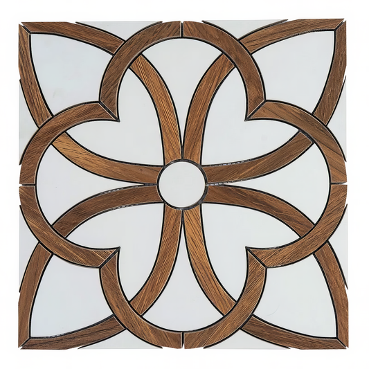 Clementine Matte Brown Porcelain Mosaic Tile For Walls & Floors