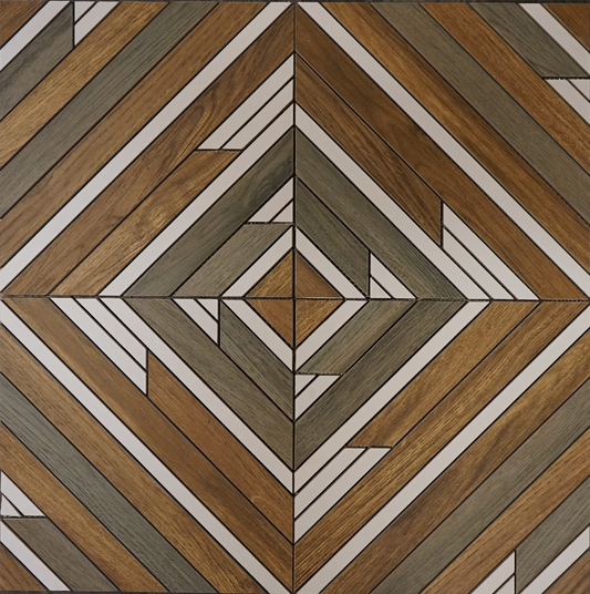 Tribe Matte Brown Porcelain Mosaic Tile For Walls & Floors
