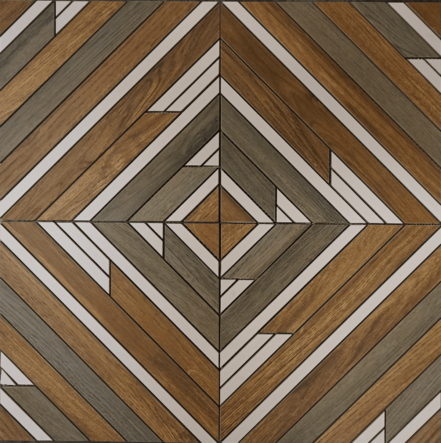 Tribe Matte Brown Porcelain Mosaic Tile For Walls & Floors-Sample