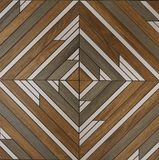 Tribe Matte Brown Porcelain Mosaic Tile For Walls & Floors-Sample