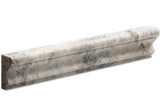 Silver Travertine Chair Rail Honed Tile Trim For Walls & Floors