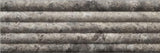 Travertine Pencil Liner Honed Silver Tile Trim For Walls & Floors