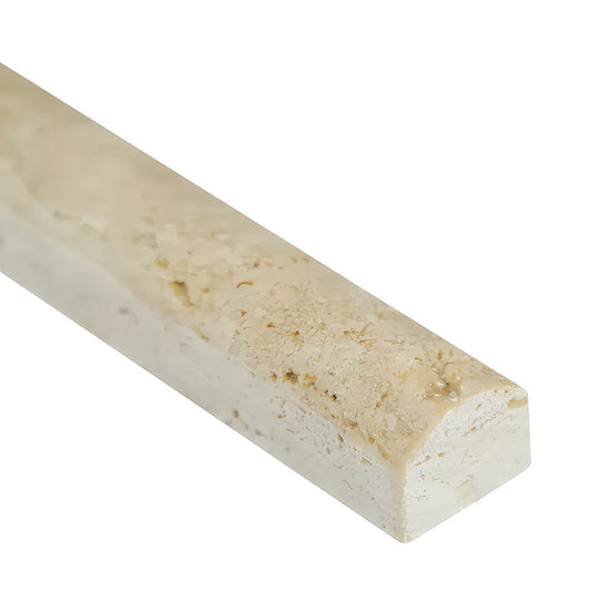Travertine Pencil Liner Beige Honed Tile Trim For Walls & Floors