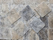 Travertine 4x4 Tumbled Silver Tile For Walls & Floors