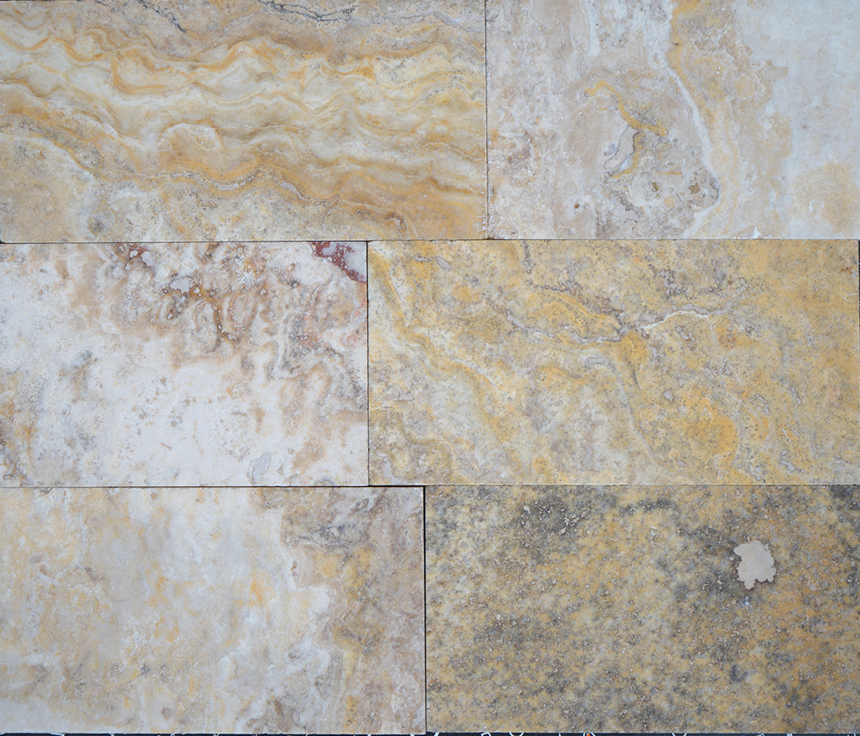 Travertine Beige 3x6 Honed Marble Tile For Walls & Floors