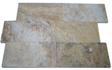Travertine Beige 3x6 Honed Marble Tile For Walls & Floors