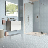 Acanthus - Leaf Engraved Bianco Marble Tile - MARICERA