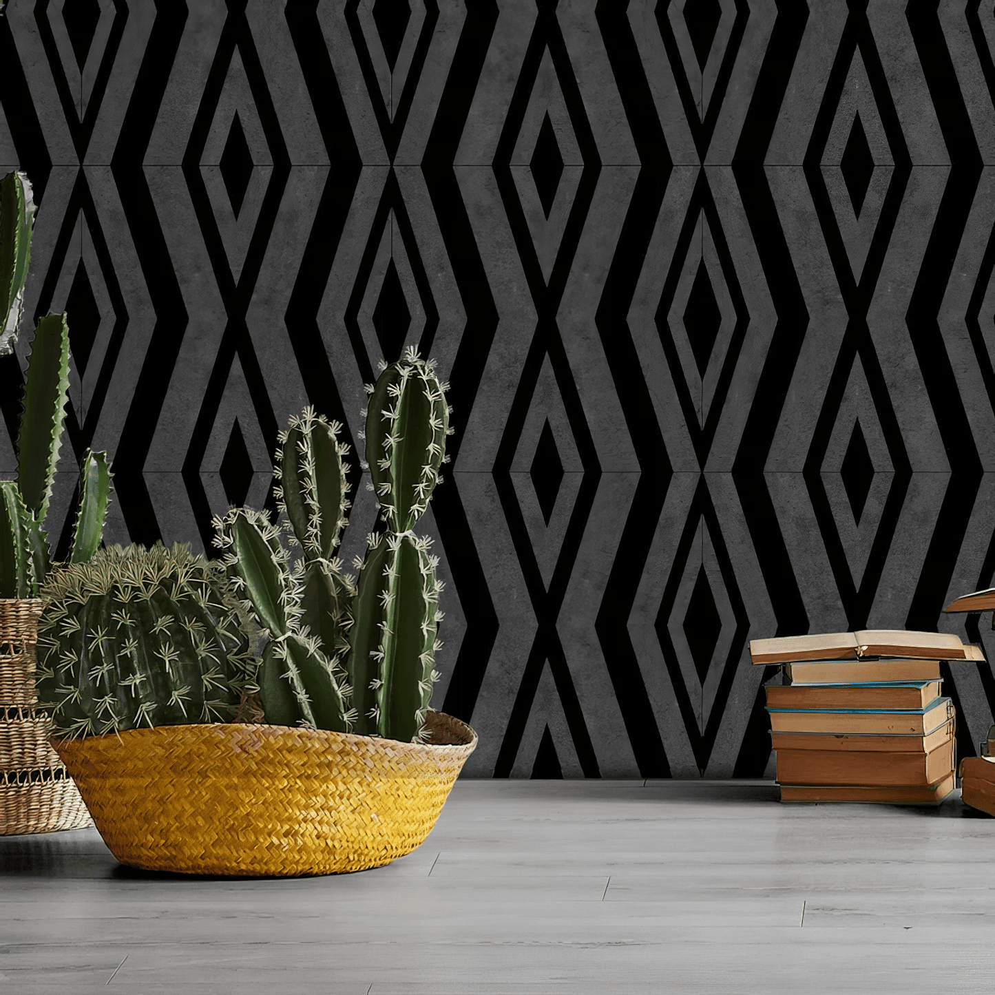 Alleyway Dark Gray Honed Marble Mosaic Tile For Walls & Floors - MARICERA