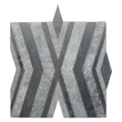 Alleyway Dark Gray Honed Marble Mosaic Tile For Walls & Floors - MARICERA