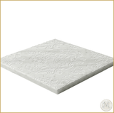 Arcadia | Glacier White Marble | Pattern Engraved - MARICERA