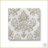 Arcadia | Glacier White Marble | Pattern Engraved - MARICERA
