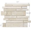Brick Travertine Beige Honed and Filled Mosaic Tile For Walls & Floors - MARICERA