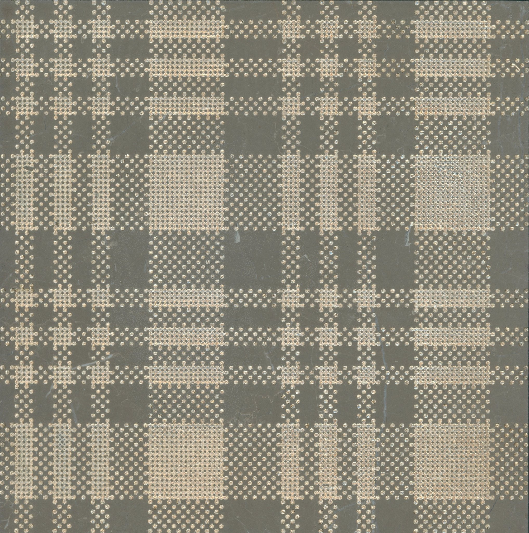 Burbery Foussana Gray 12x12 Etched Silver Foil Limestone Tile For Walls & Floors - MARICERA