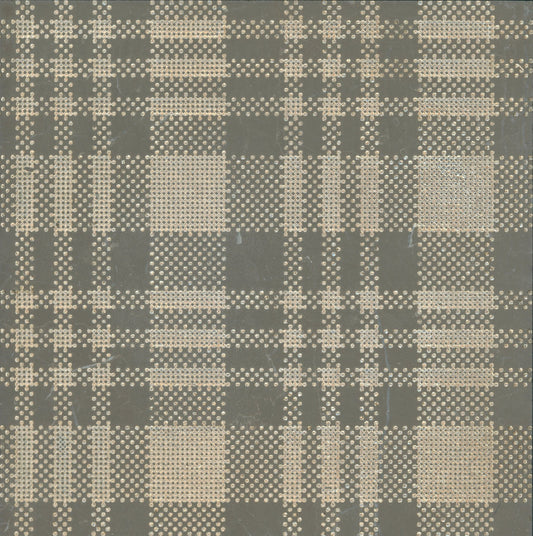 Burbery Foussana Gray 12x12 Etched Silver Foil Limestone Tile For Walls & Floors - MARICERA