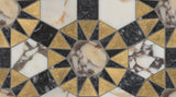 Byzantium Ephesus Gold Foil Marble Mosaic Tile For Walls & Floors - MARICERA