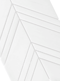 Chevron Dolomite Honed White Marble Mosaic Tile For Walls & Floors - MARICERA
