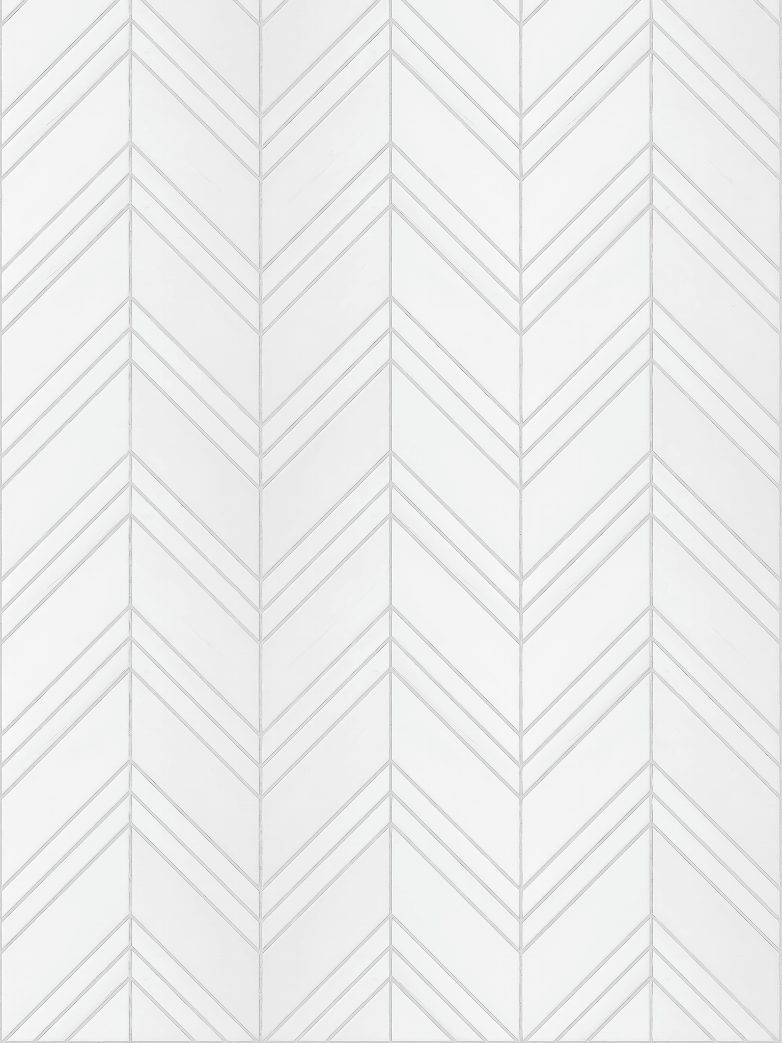 Chevron Dolomite Honed White Marble Mosaic Tile For Walls & Floors - MARICERA