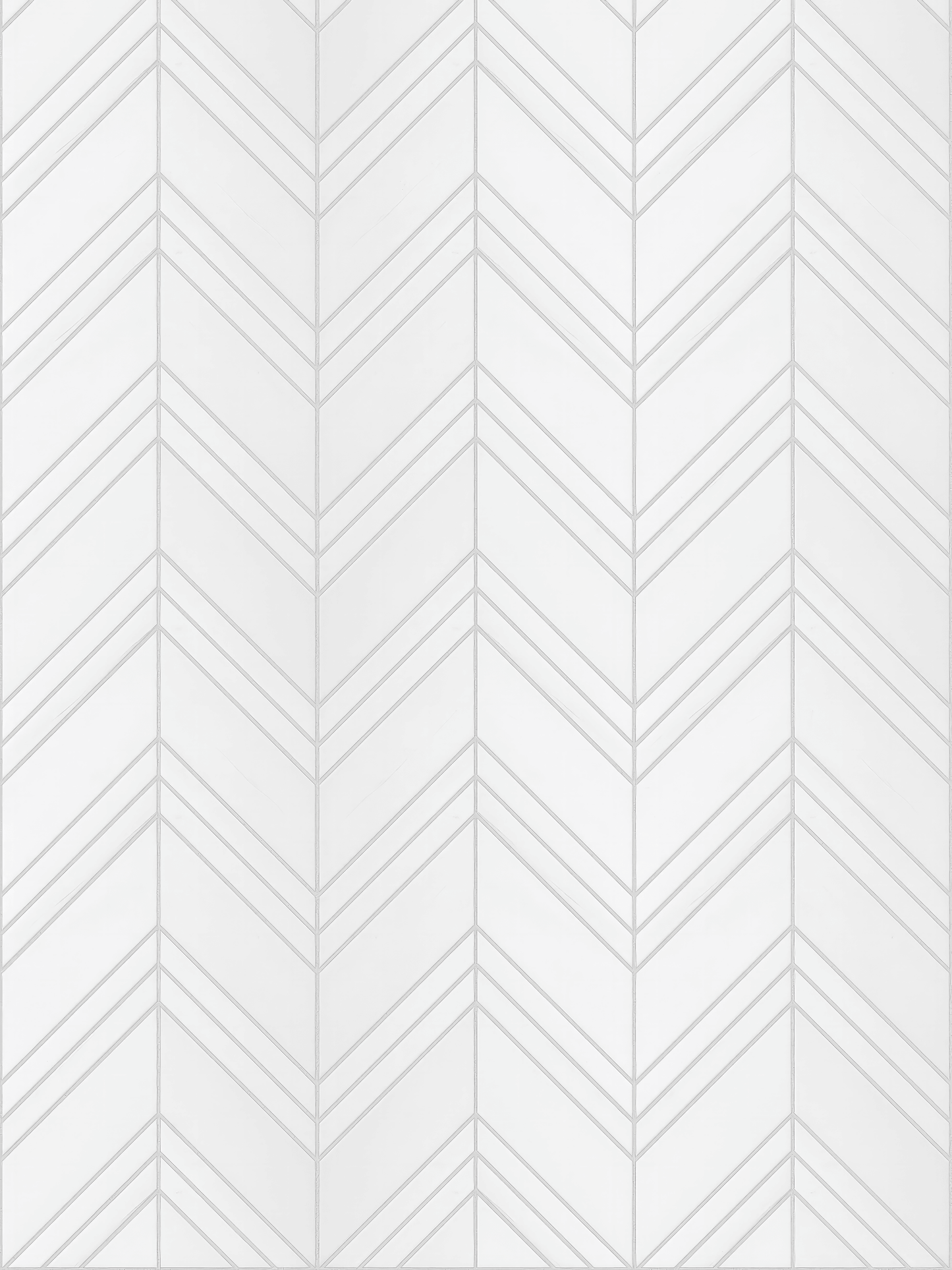 Chevron Dolomite Honed White Marble Mosaic Tile For Walls & Floors - MARICERA