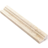 Crema Beige Chair Rail Honed Marble Tile Trim - MARICERA