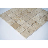 Crema Marfil 2x2 Honed Beige Marble Mosaic Tile For Walls & Floors - MARICERA
