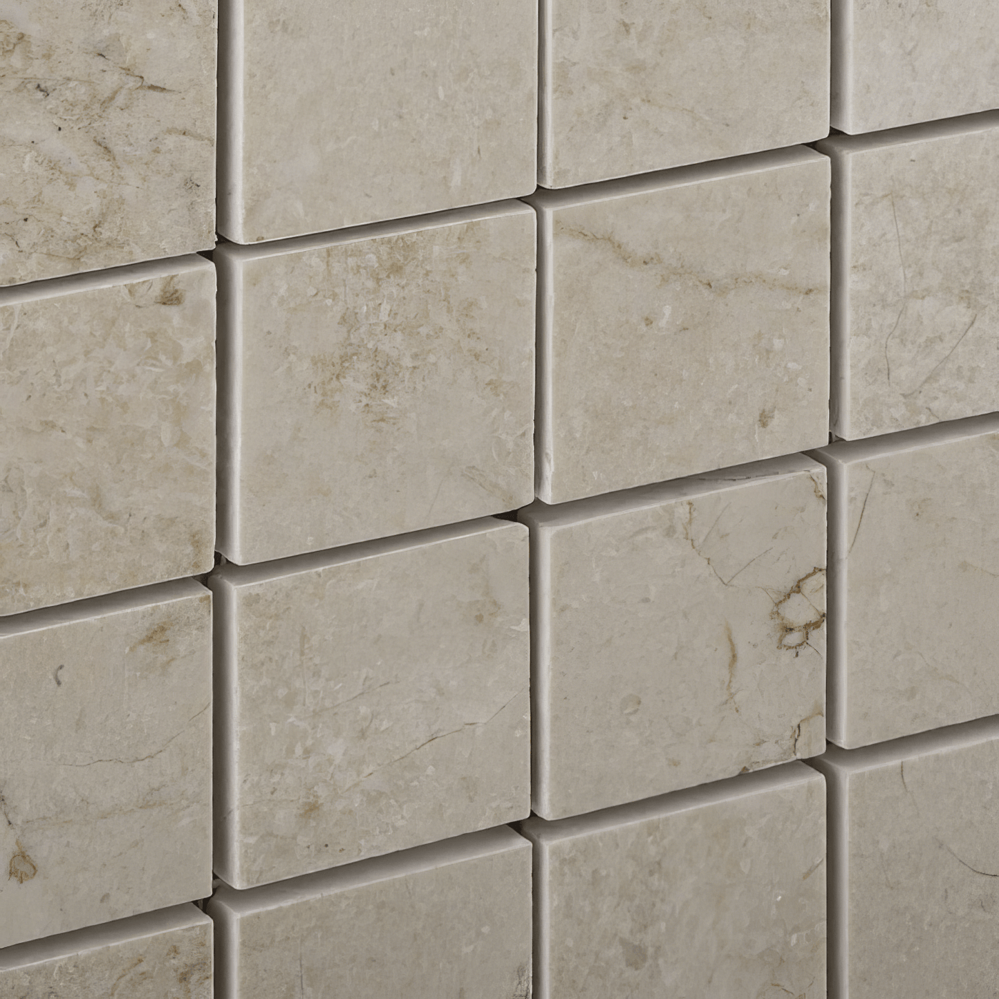 Crema Marfil 2x2 Honed Beige Marble Mosaic Tile For Walls & Floors - MARICERA