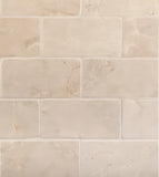 Crema Marfil 3x6 Tumbled Beige Marble Tile For Walls & Floors - MARICERA