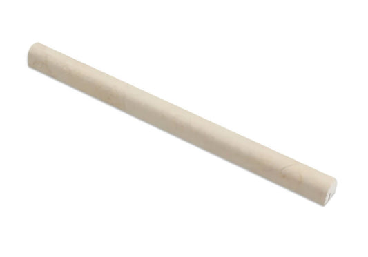 Crema Marfil Beige Honed Marble Pencil Liner Wall & Floor Tile Trim - MARICERA