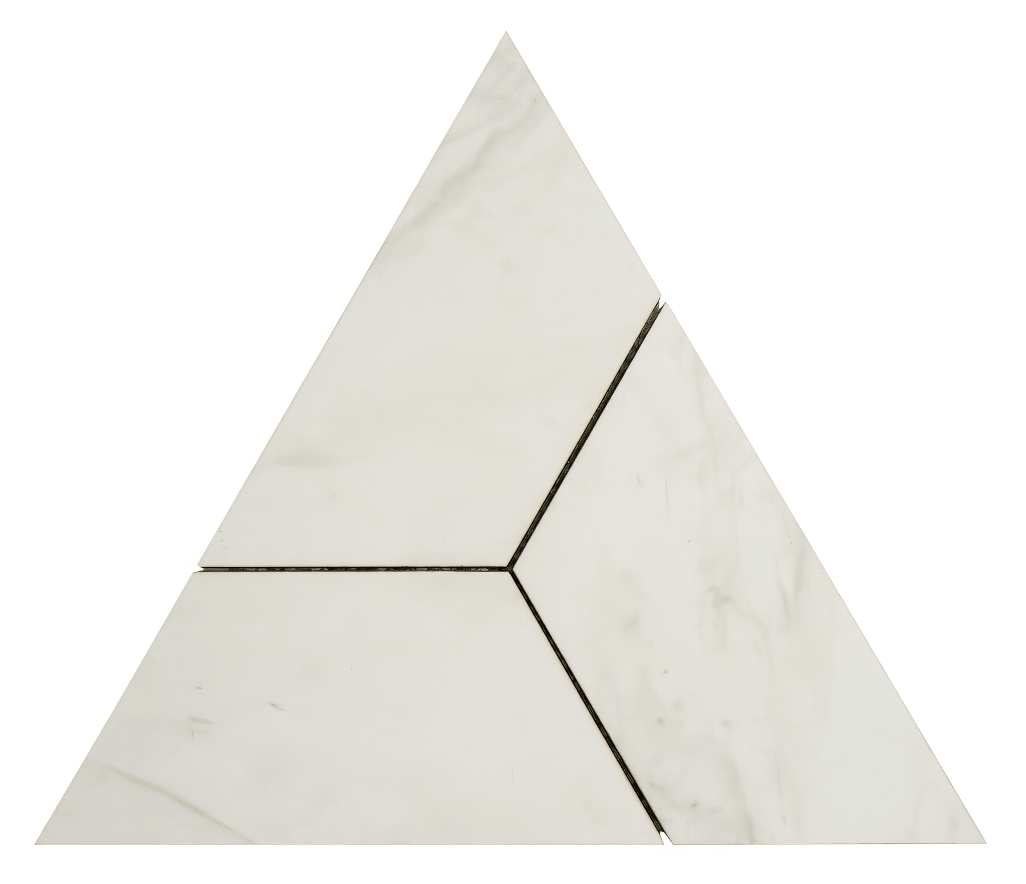 Delta Calacatta Polished White Porcelain Mosaic Tile For Walls & Floors - MARICERA