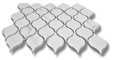 Drop Calacatta Polished White Porcelain Mosaic Tile For Walls & Floors - MARICERA