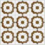 Falore Matte Brown Porcelain Mosaic Tile For Walls & Floors - MARICERA