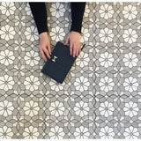 Flower Mix Polished White Porcelain Mosaic Tile For Walls & Floors - MARICERA