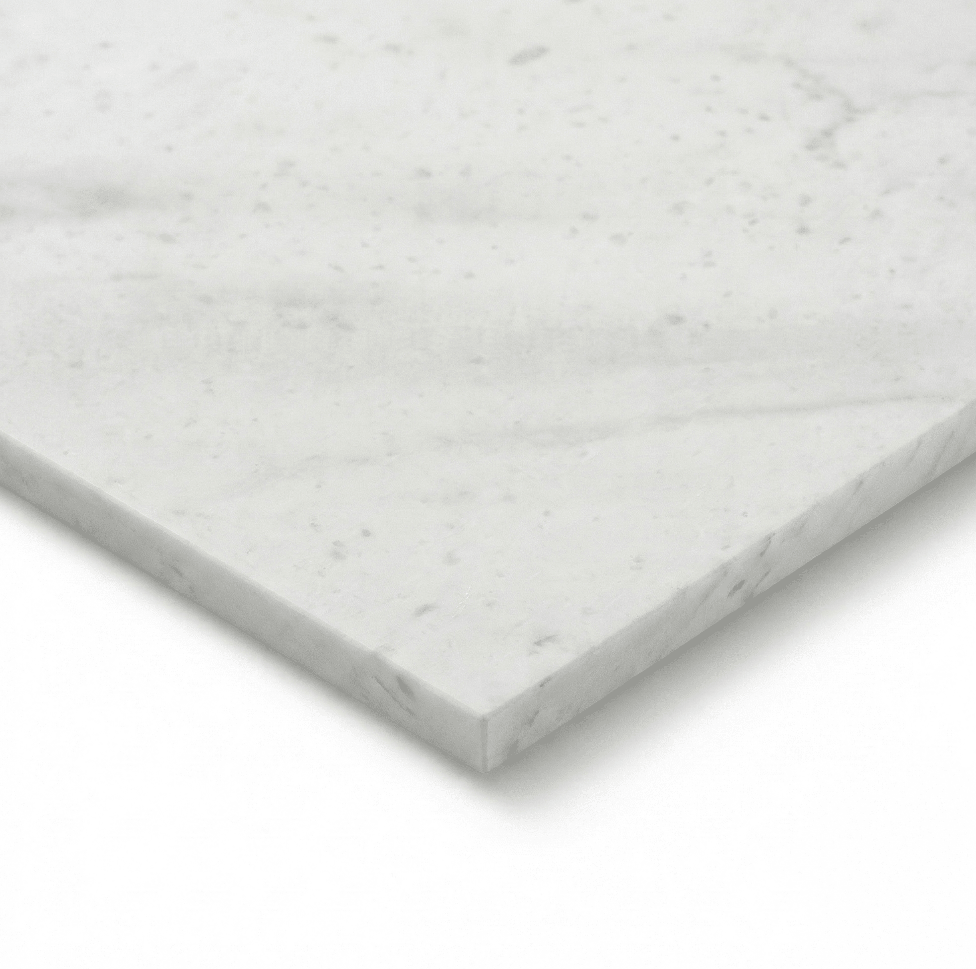 Glacier White 12x12 Polished Marble Tile For Walls & Floors - MARICERA