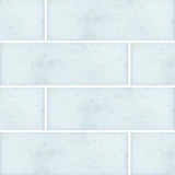 Glacier White 4x12 Honed Marble Tile For Walls & Floors - MARICERA