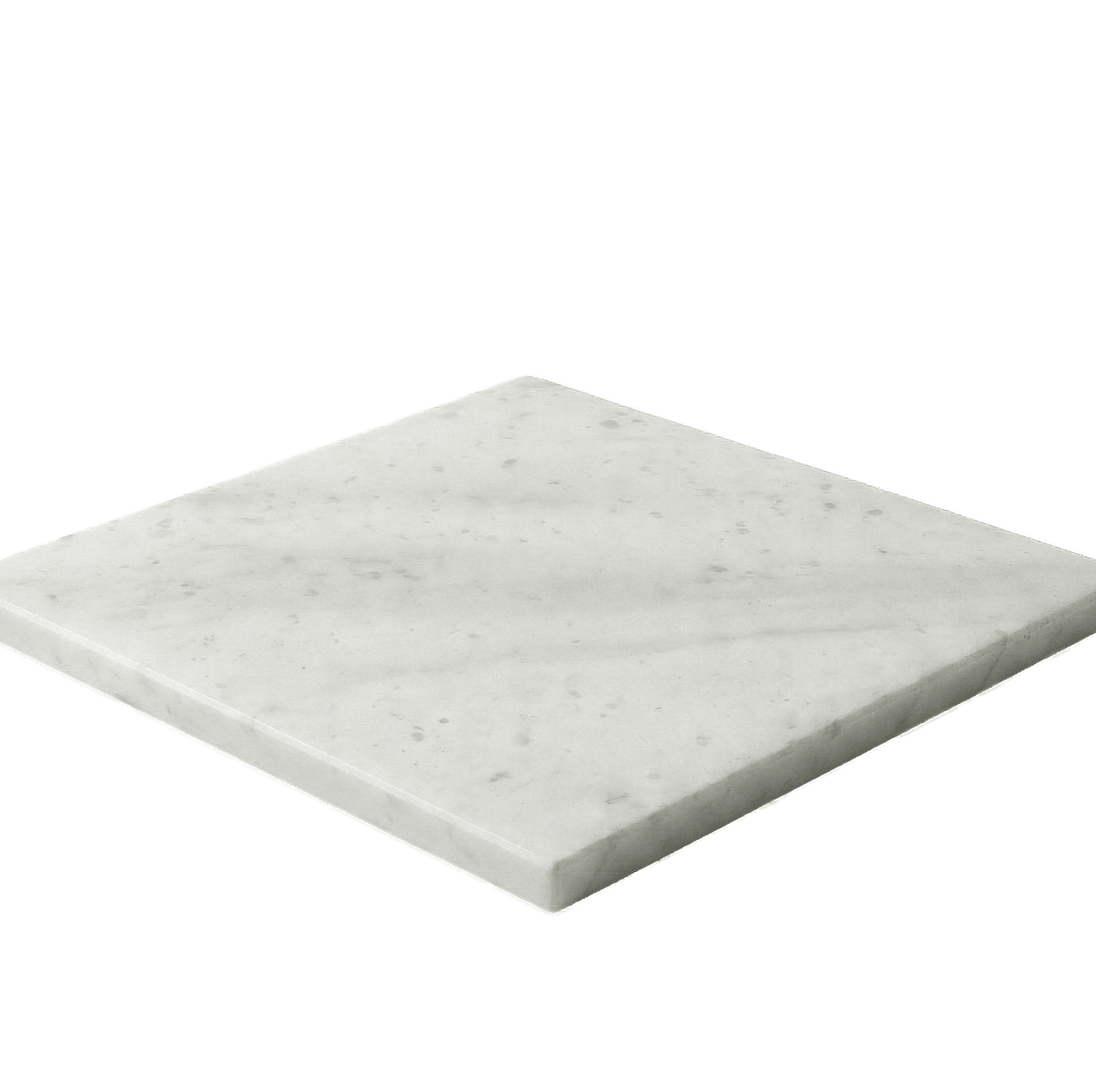 Glacier White 8x8 Polished Marble Tile For Walls & Floors - MARICERA