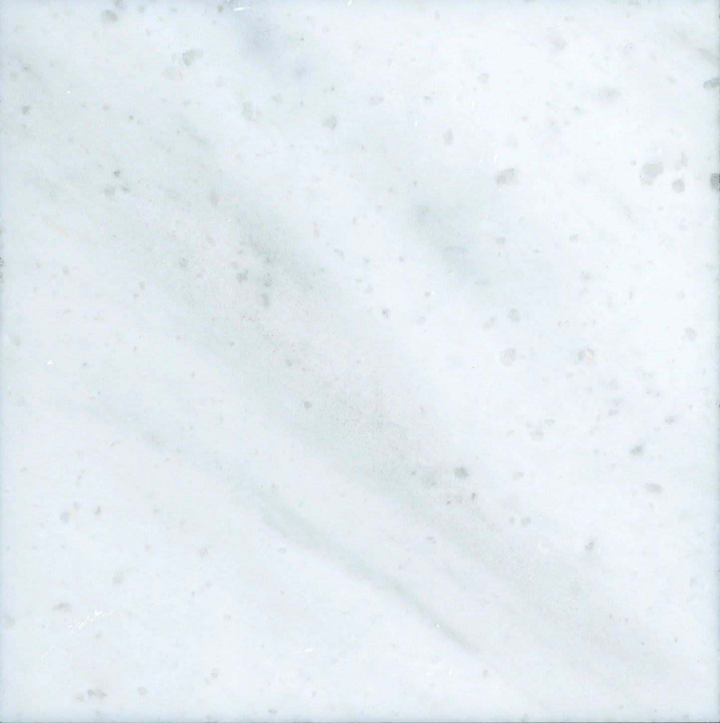 Glacier White 8x8 Polished Marble Tile For Walls & Floors - MARICERA