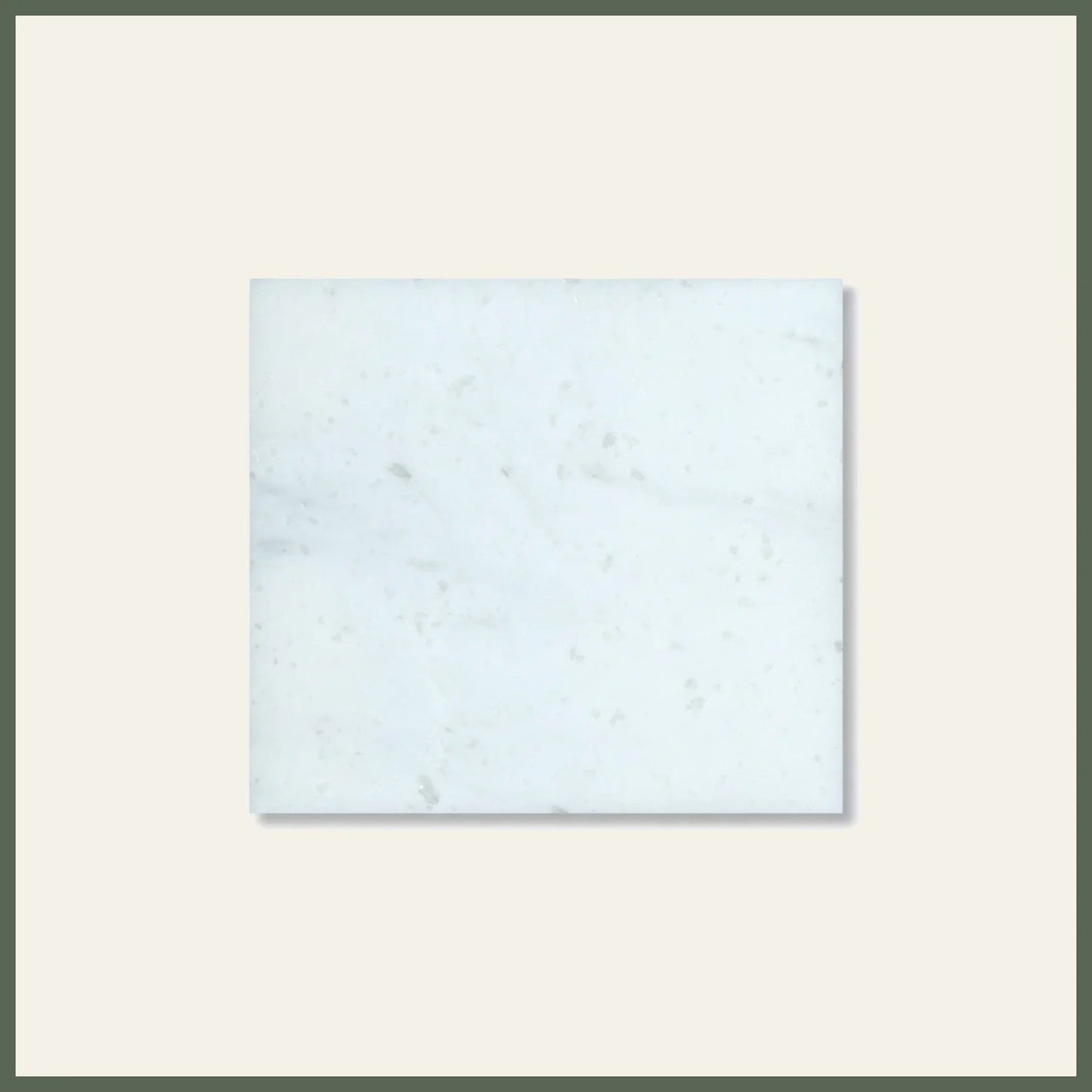 Glacier White 8x8 Polished Marble Tile For Walls & Floors - MARICERA