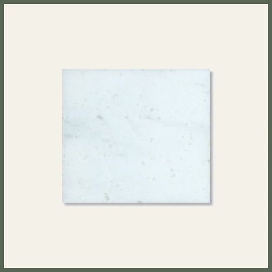 Glacier White 8x8 Polished Marble Tile For Walls & Floors - MARICERA