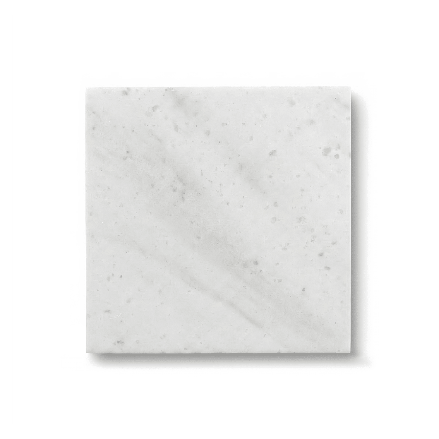 Glacier White 8x8 Polished Marble Tile For Walls & Floors - MARICERA