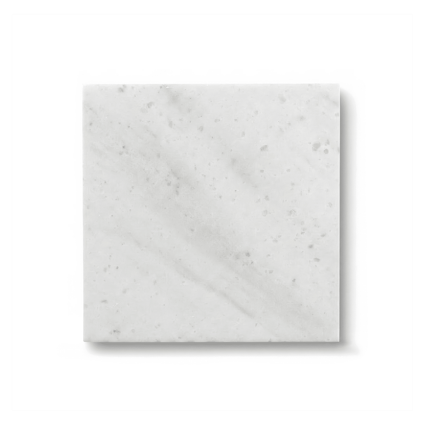 Glacier White 8x8 Polished Marble Tile For Walls & Floors - MARICERA