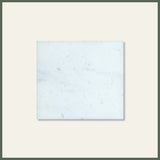 Glacier White 8x8 Polished Marble Tile For Walls & Floors
